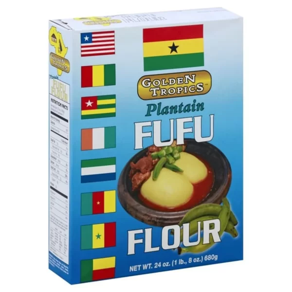 Golden fufu flour